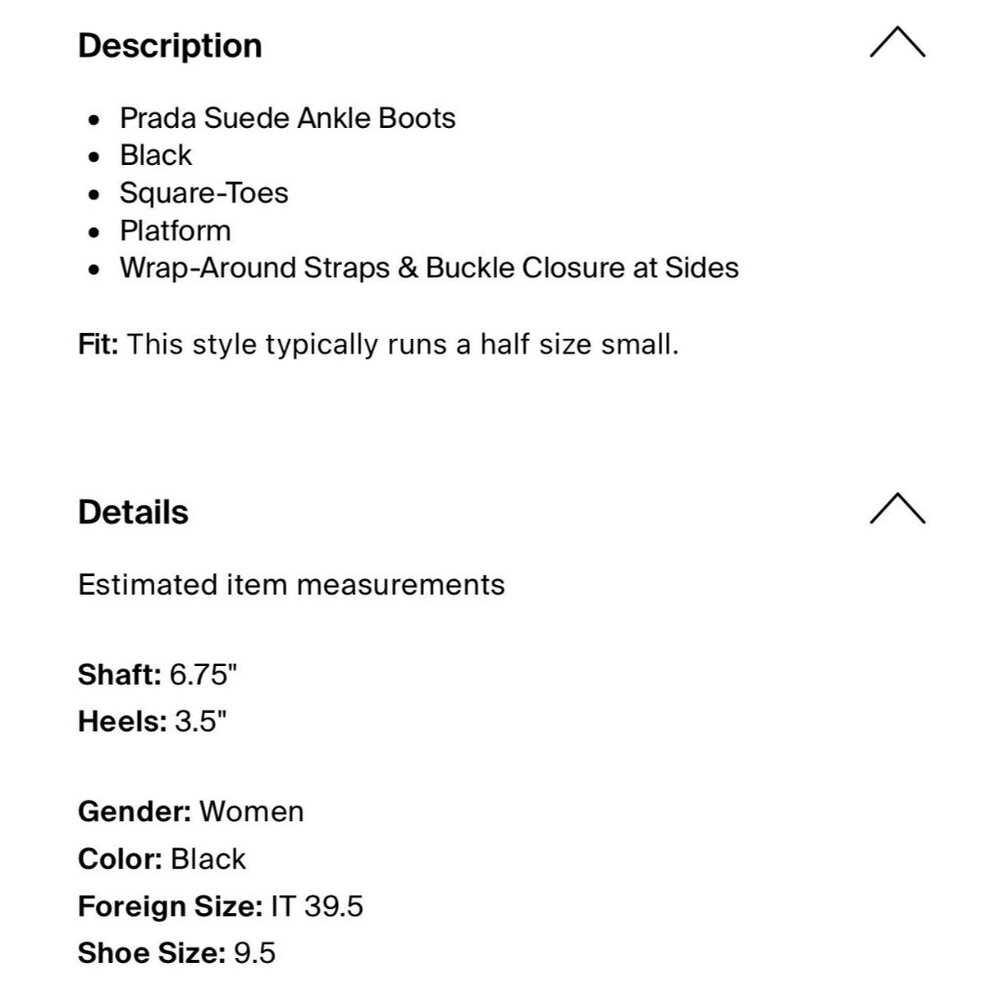 Prada Authentic Solid Black Suede Leather Wedge H… - image 5